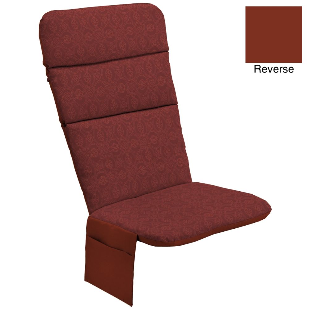116 NATURAL CEDAR OUTDOOR ADIRONDACK CHAIR SEAT AND BACK CUSHION