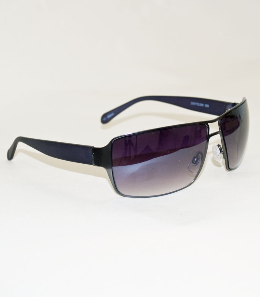 Dockers Men's Rectangle Sunglasses Gunmetal Gray