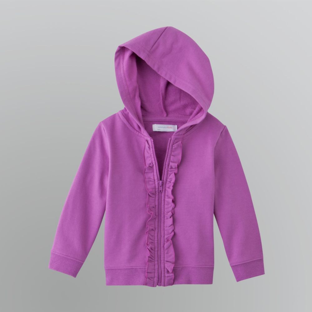 WonderKids Infant & Toddler Girl's Ruffle Front Hoodie at Kmart.com