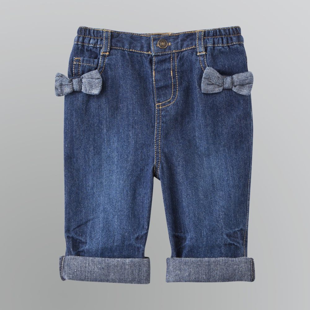 Route 66 Infant Girl's Bow Jeans