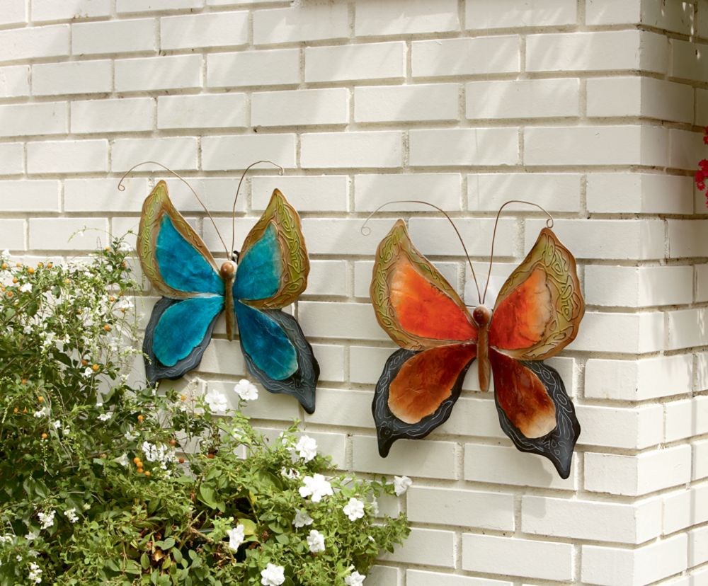 Garden Oasis Butterfly Wall Decor - Blue at Kmart.com