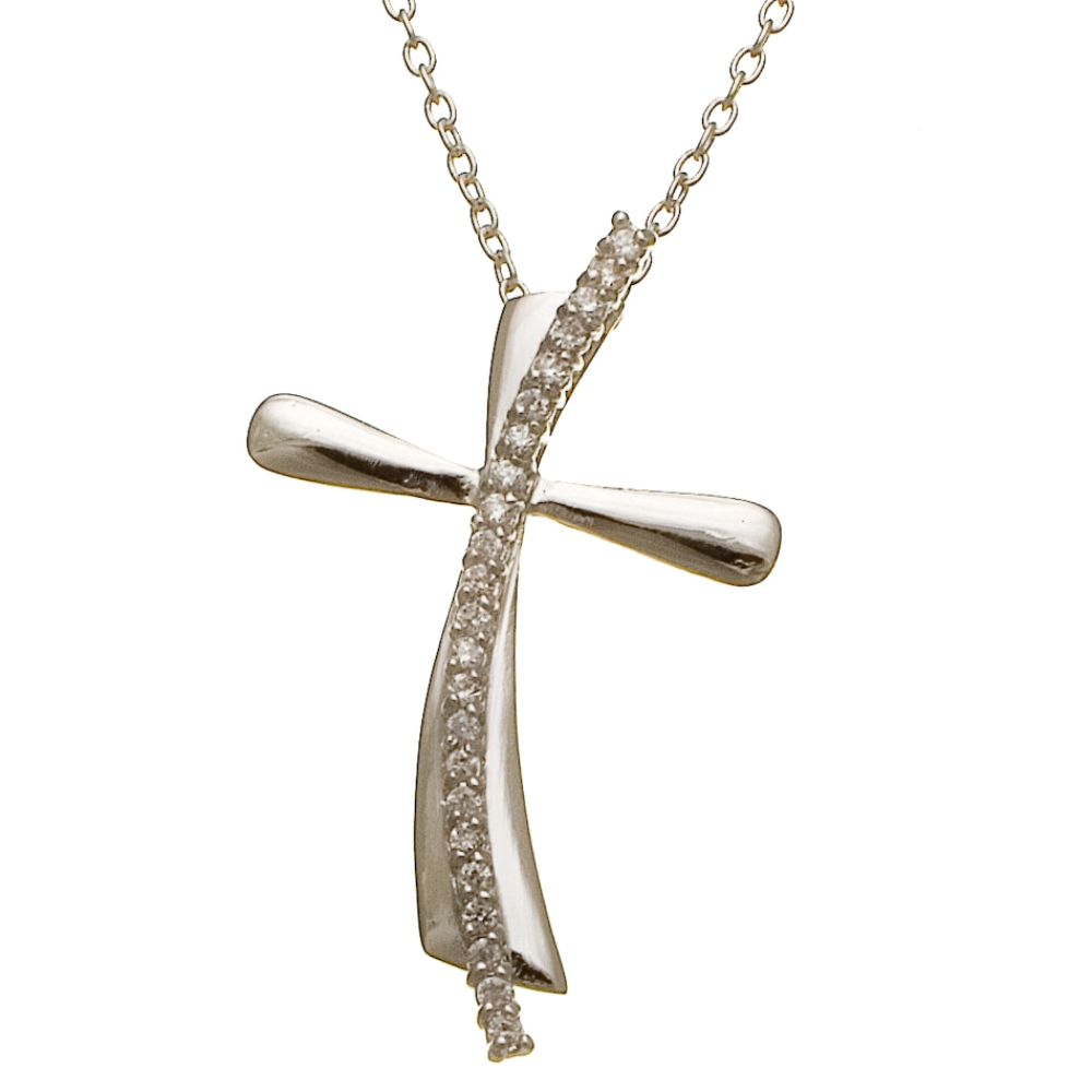 Sofia by Sofia Vergara Ladies Cubic Zirconia Cross at Kmart.com