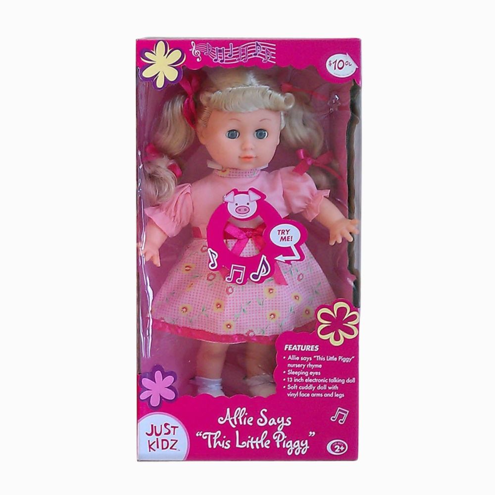 Just Kidz Allie Says "This Little Piggy" 13in Doll at Kmart.com