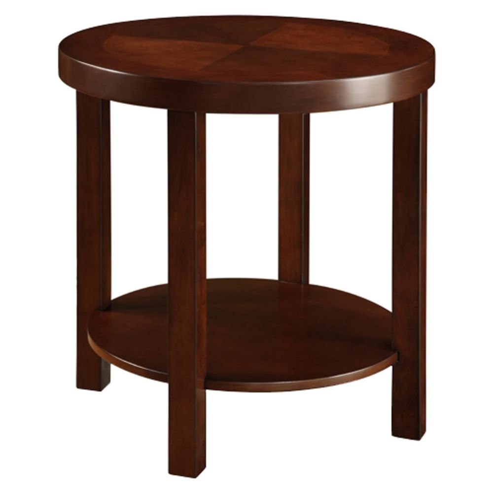 Oxford Creek End Table in Warm Brown Cherry at Kmart.com