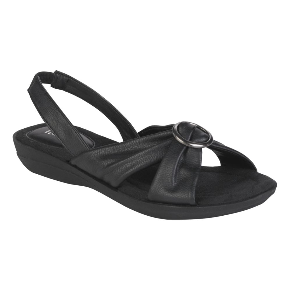 Basic Editions Women's Michele Slingback Sandal Wide Width - Black at Kmart.com