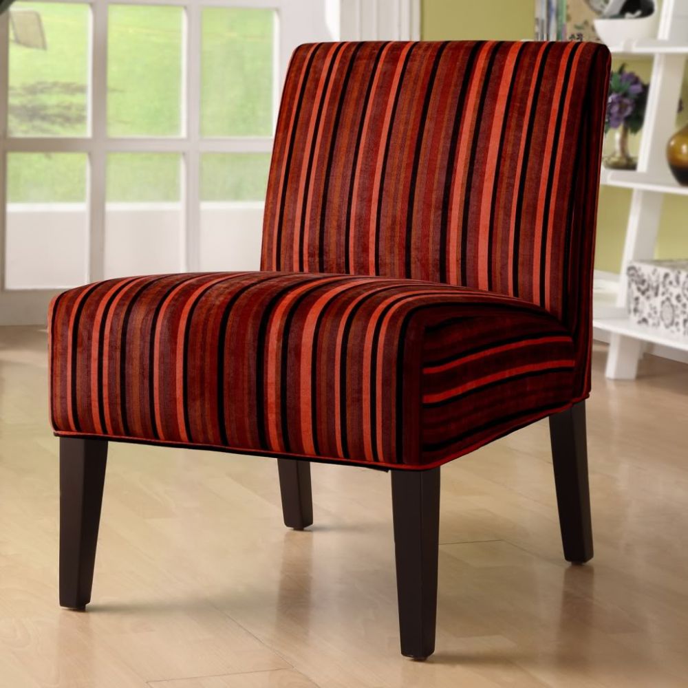 Oxford Creek Lounger Chair in Fushia Red Striped at Sears.com