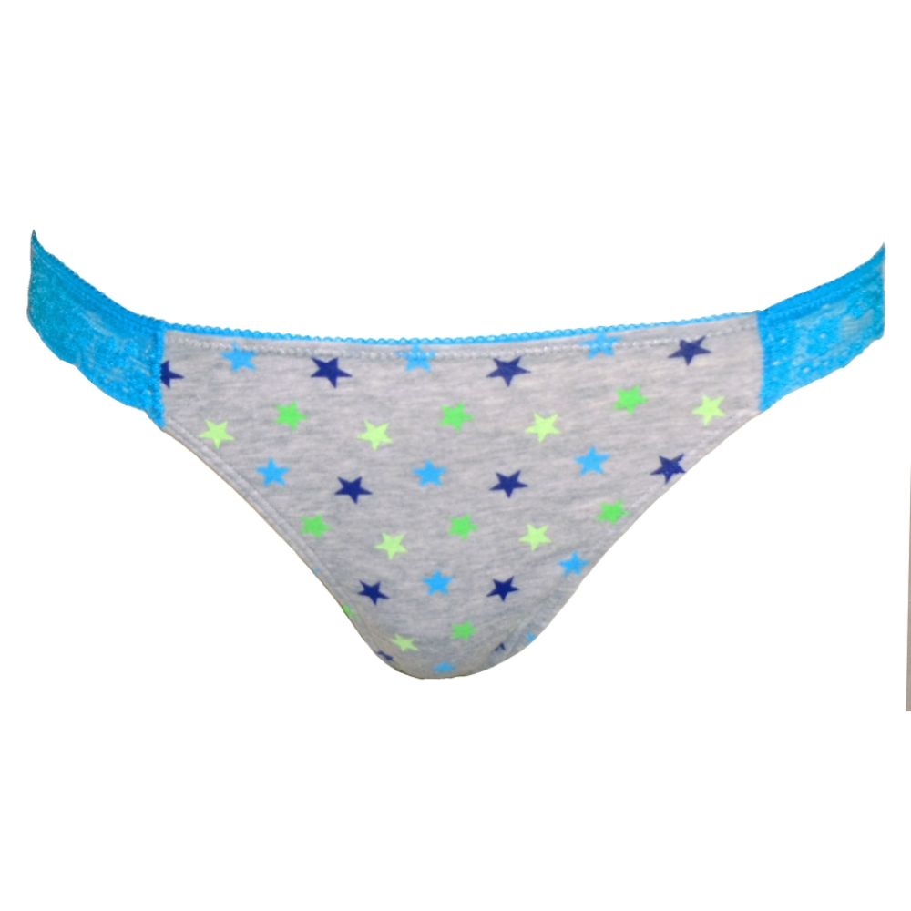 Joe Boxer Womens Cotton Thongs With Lace Three Pack Multicolored at Kmart.com
