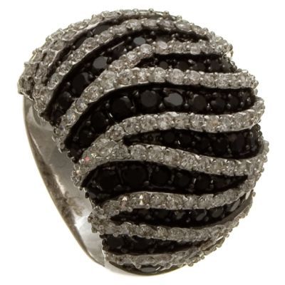 Sofia by Sofia Vergara Ladies Zebra Print Cubic Zirconia Ring at Kmart.com