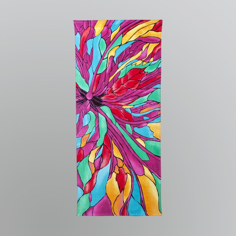 Essential Summer Extra Long Beach Towel - Stained Glass at Sears.com