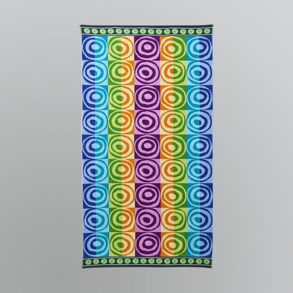 Essential Summer Jacquard Beach Towel - Swirl at Kmart.com