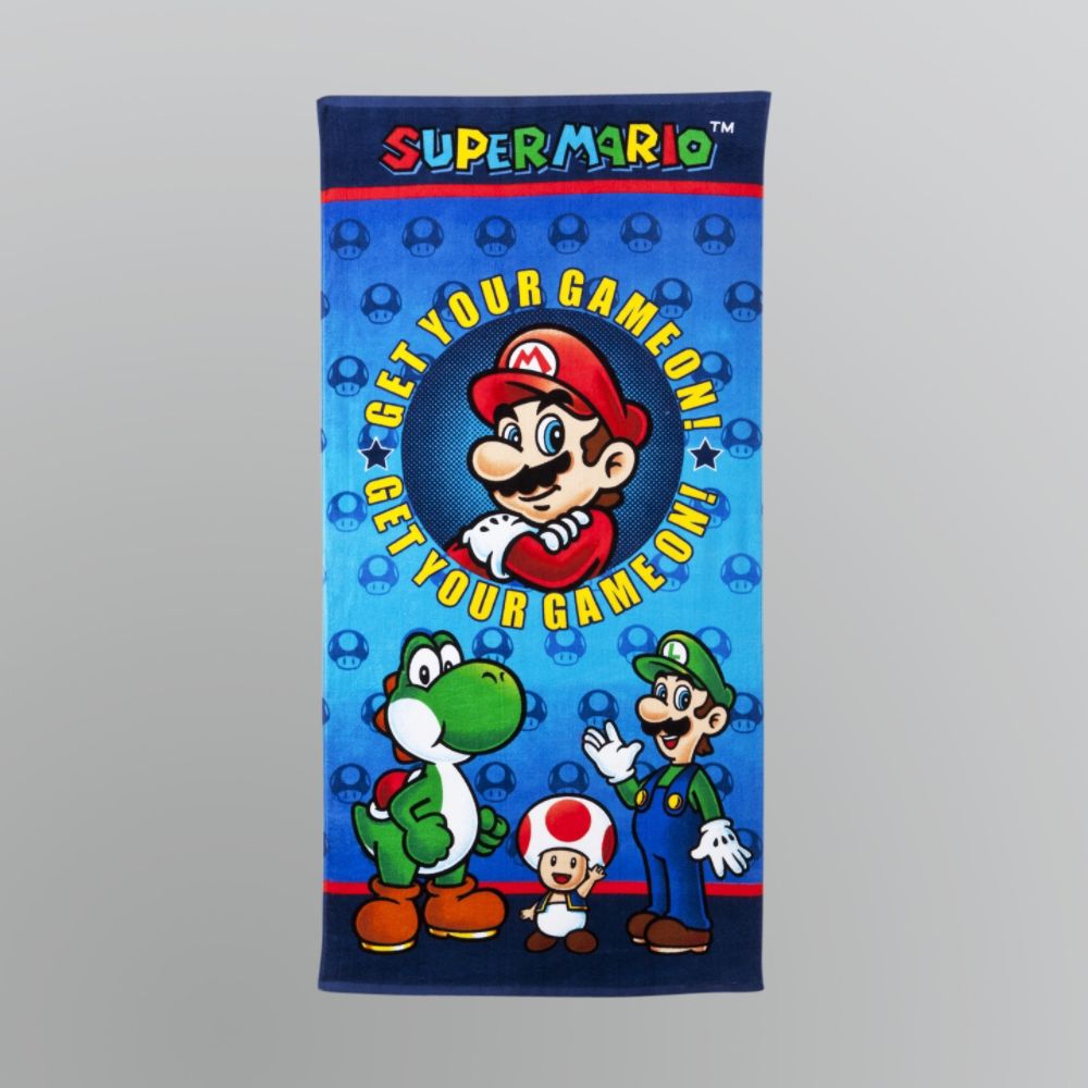 Super Mario Velour Beach Towel at Sears.com