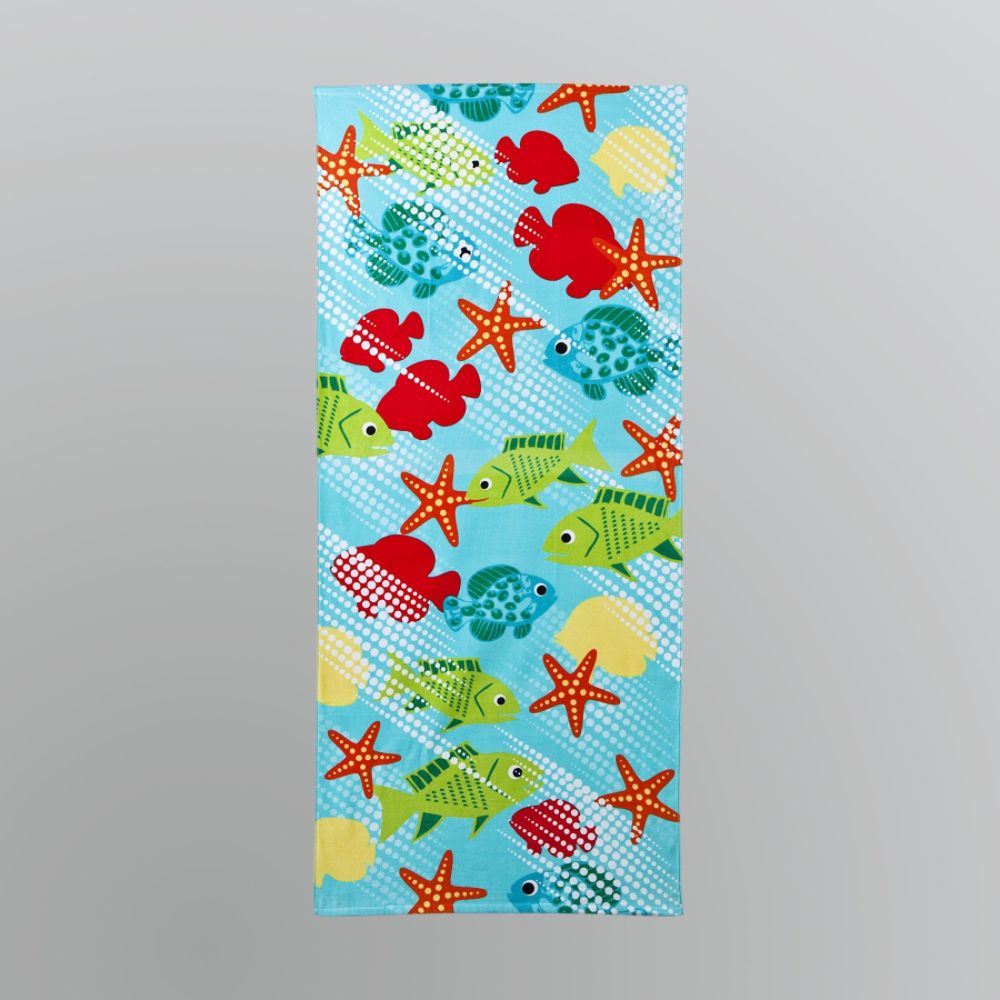 Essential Summer Extra Long Beach Towel - Fish at Sears.com