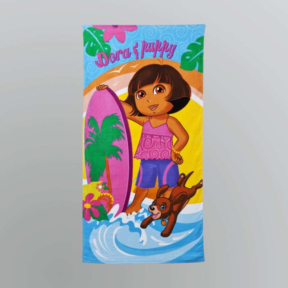 Dora and Puppy Velour Beach Towel at Kmart.com