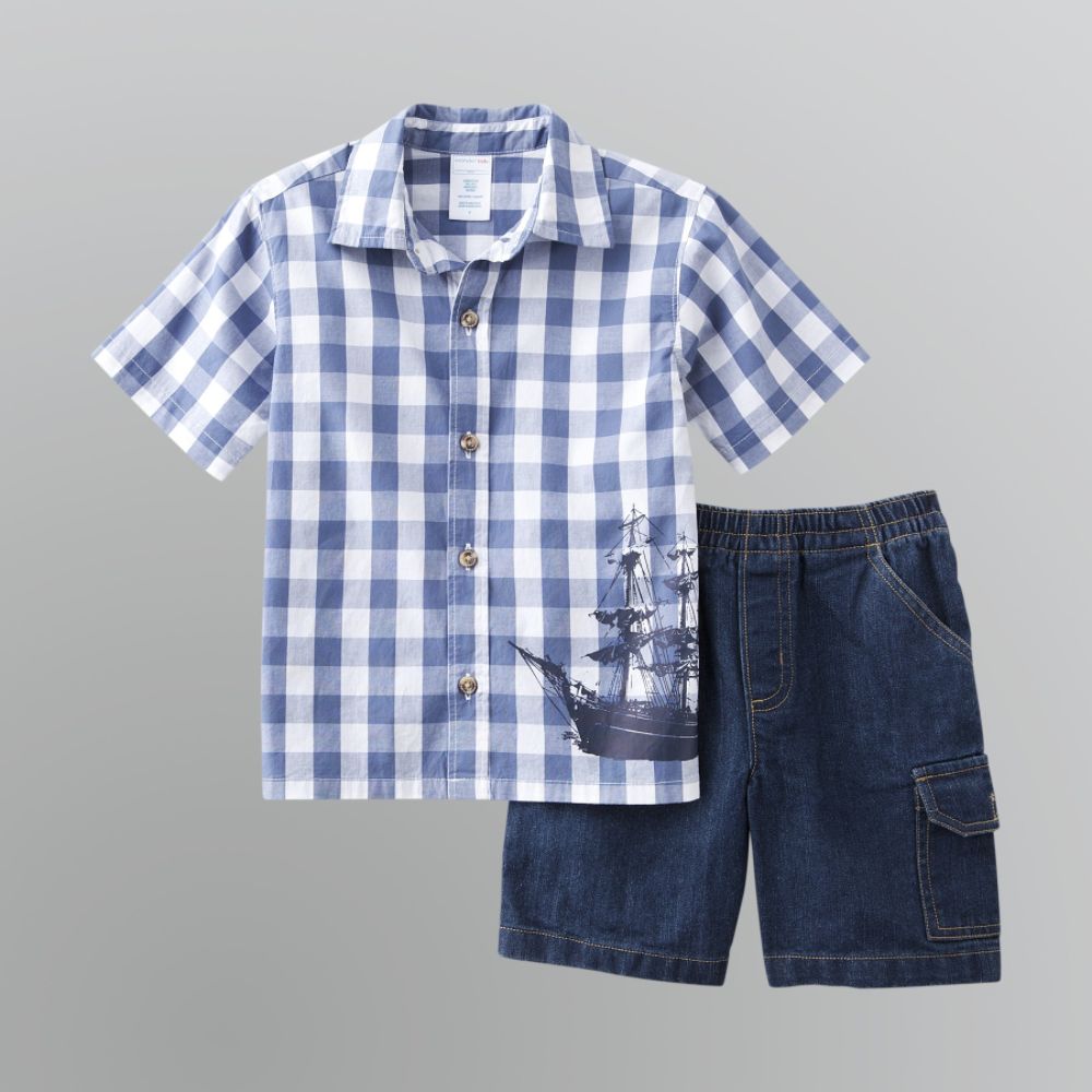 WonderKids Infant and Toddler Boy's Shirt and Shorts Set at Kmart.com