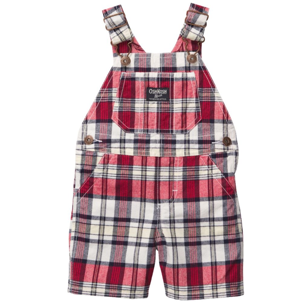 Oshkosh BGosh Plaid Shortalls - Baby
