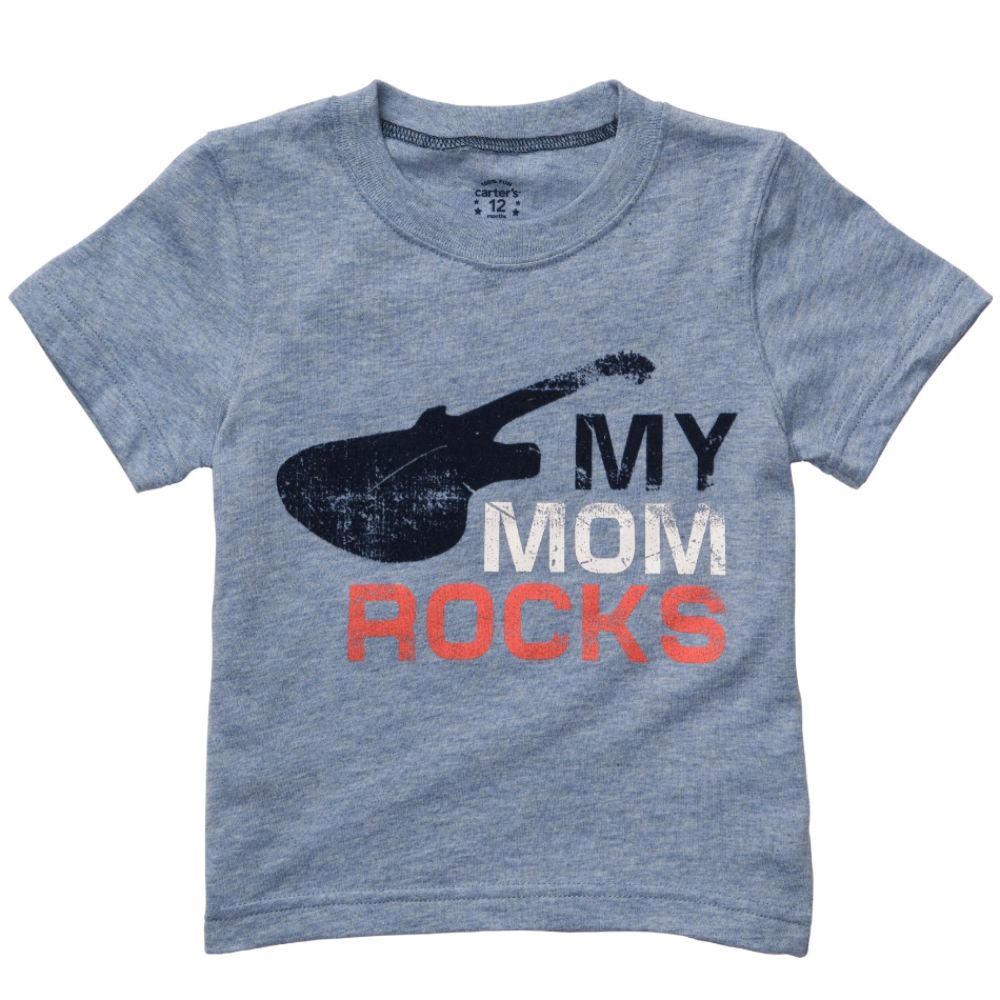 Carters Toddler Boys Tee Shirt Mom Rocks Graphic at Sears.com