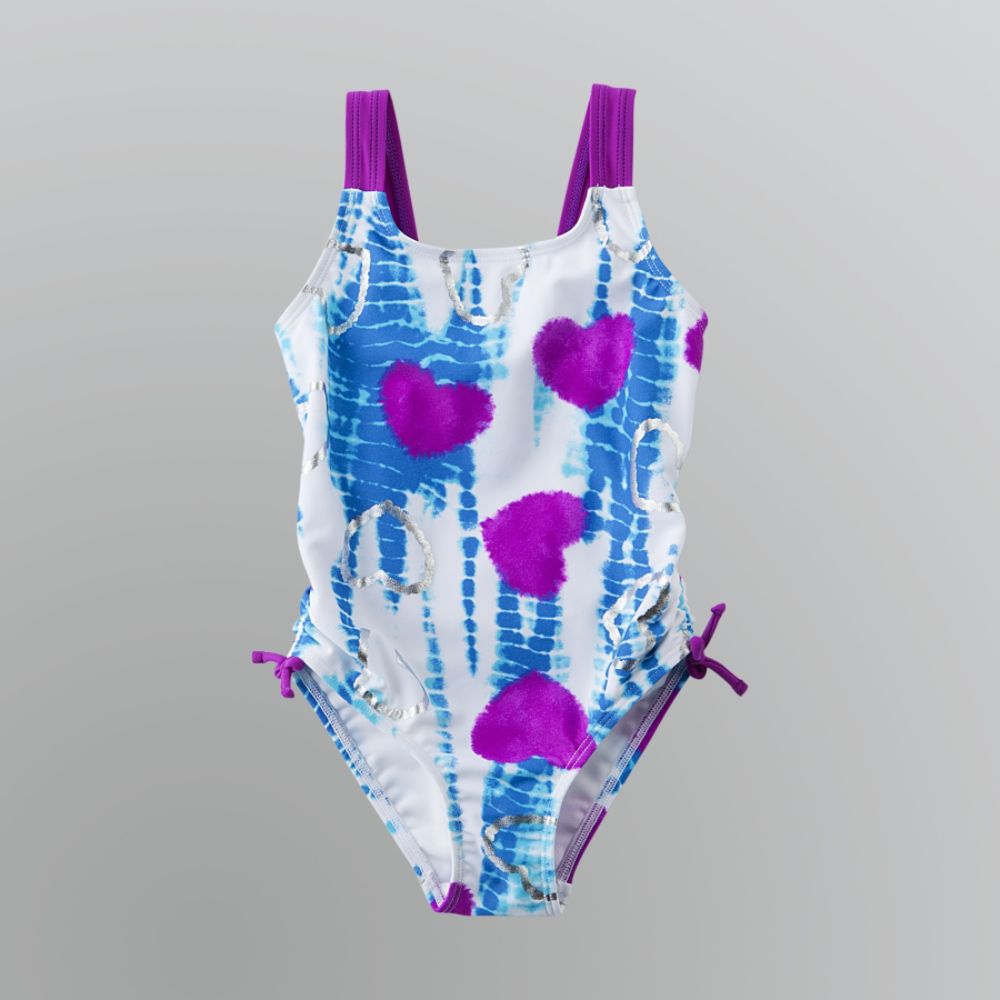 Joe Boxer Girl's Tie-Dye Hearts Swimsuit at Sears.com