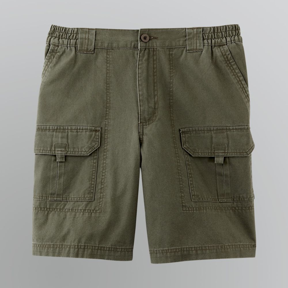 Basic Editions Men's Elastic-Waist Cargo Shorts at Kmart.com