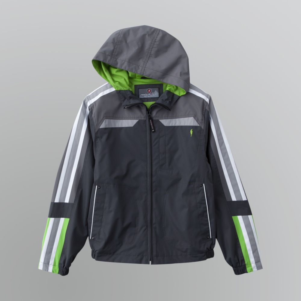 Protection System Two-Toned Charcoal Boys' Windbreaker Jacket at Kmart.com