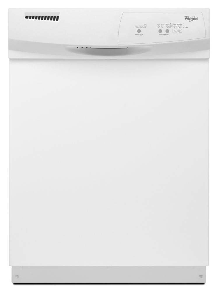Whirlpool 24" Built-In Dishwasher w/ Resource-Efficient Wash System - White ENERGY STAR® at Sears.com