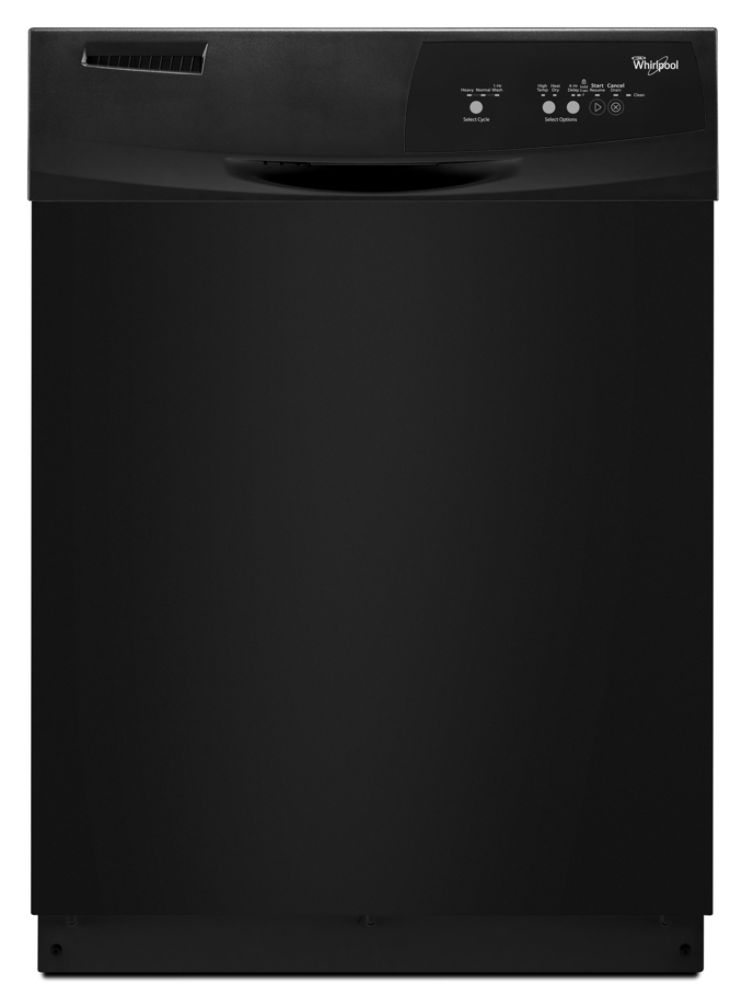 Whirlpool 24" Built-In Dishwasher w/ Resource-Efficient Wash System - Black ENERGY STAR®