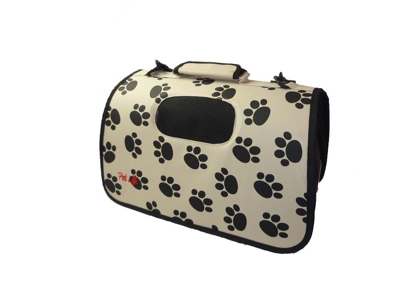 Pet Life Safari Canvas Carrier. Color: Tri-Tone