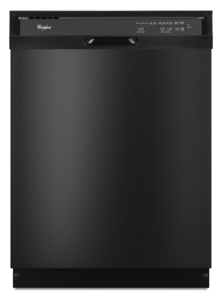 Whirlpool 24" Dishwasher w/ AnyWare™ Plus Silverware Basket - Black ENERGY STAR® at Sears.com