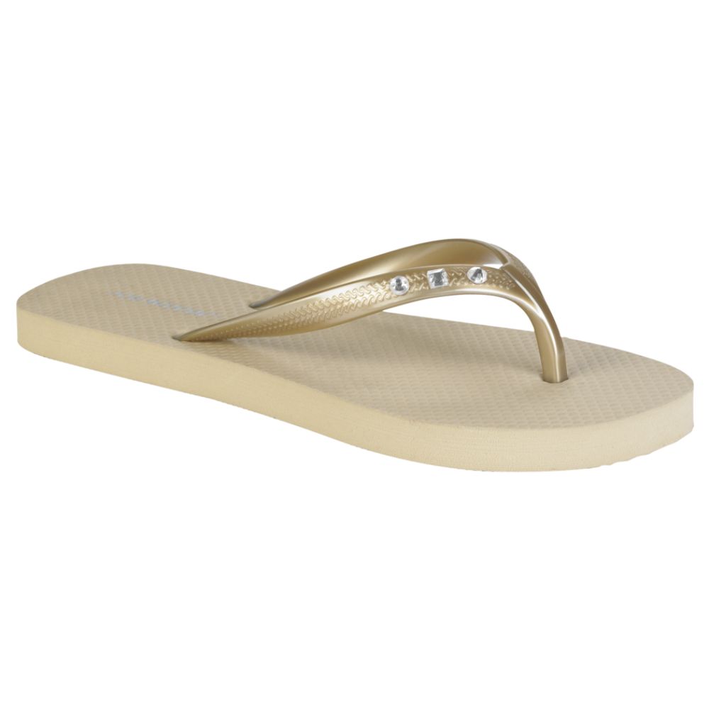 Joe Boxer Women's Moe PVC Thong with Rhinestone - Tan at Kmart.com