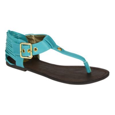 Route 66 Women's Malaga Gladiator Thong Sandal - Blue at Kmart.com
