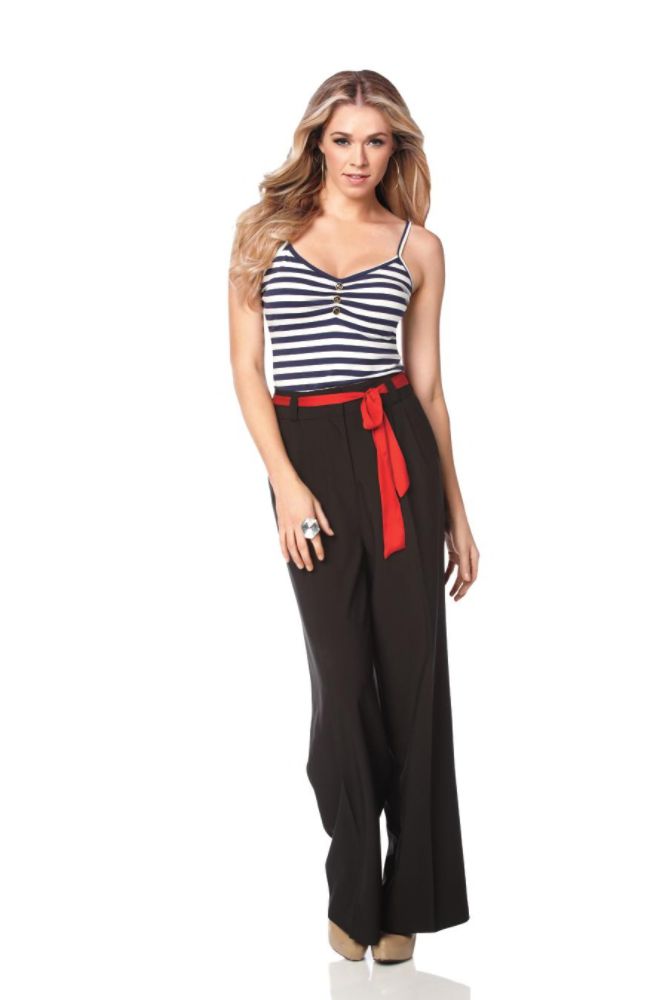 Kardashian Kollection Women's Nautical Button Stripe Tank at Sears.com