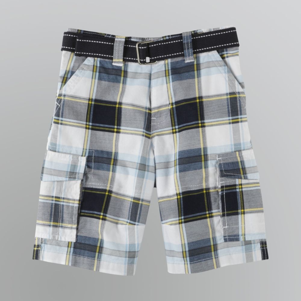 Toughskins Boy's Belted Plaid Shorts at Sears.com
