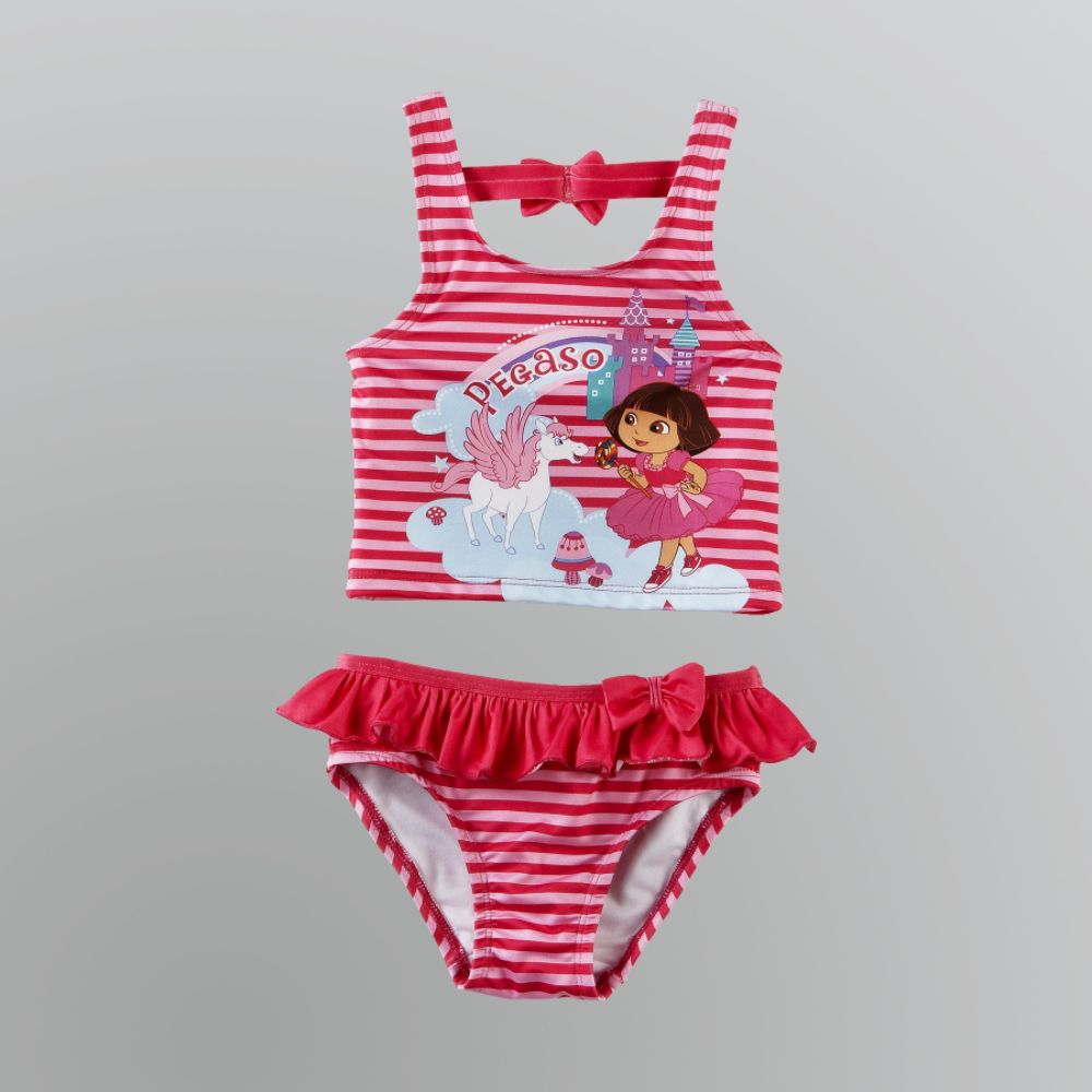 Licenced Character Toddler Dora Two-Piece Swimsuit at Kmart.com