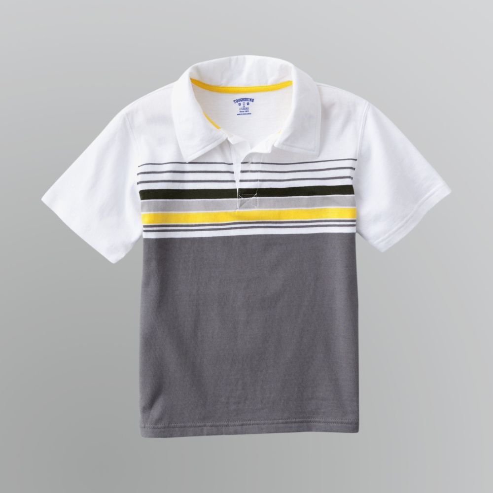 Toughskins Boy's Striped Knit Polo Shirt at Sears.com