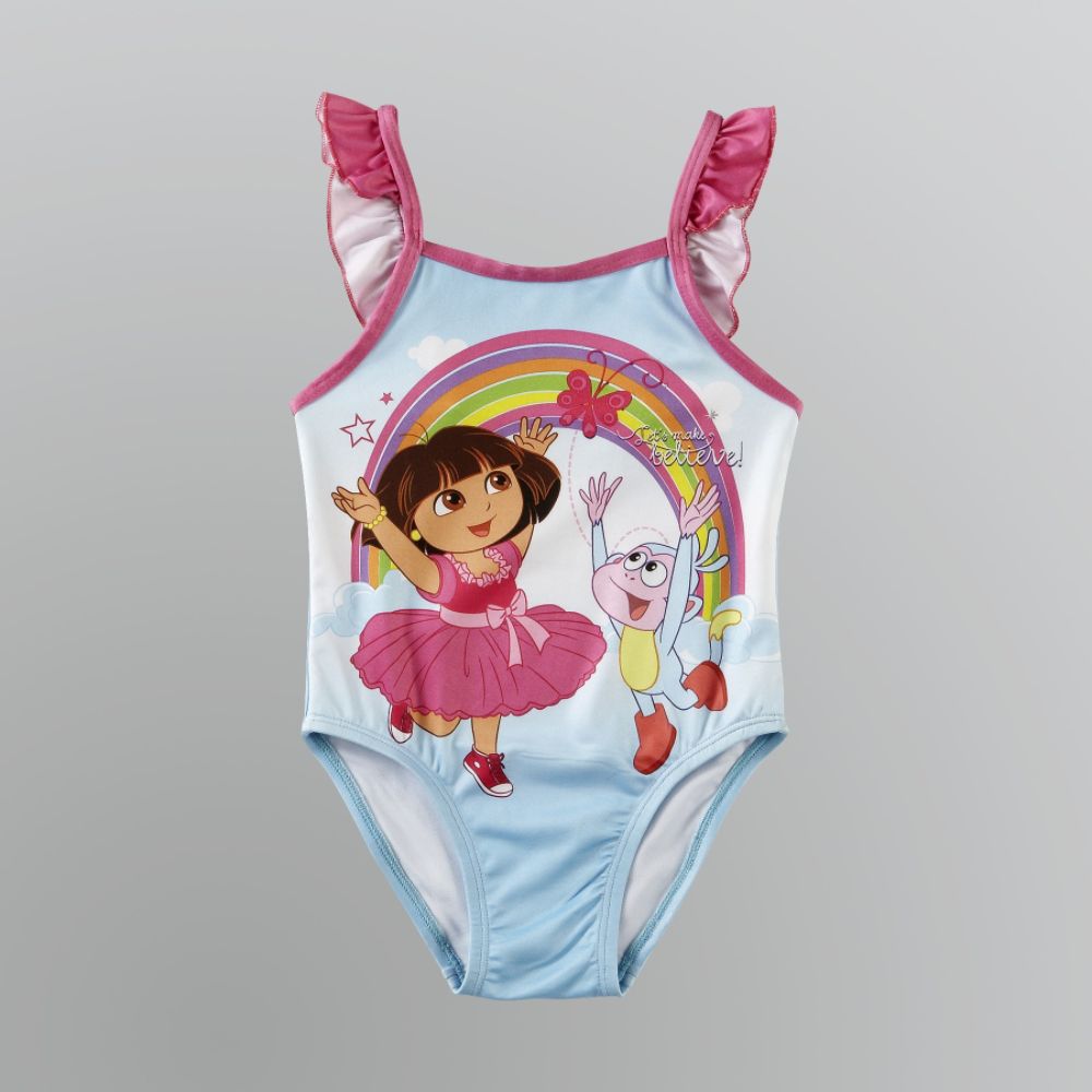 Licenced Character Toddler Dora One-piece Swimsuit at Kmart.com