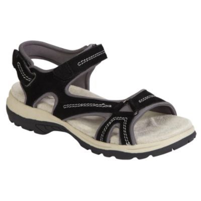 Athletech Women's Bristol Sport Strap Sandal - Black at Kmart.com