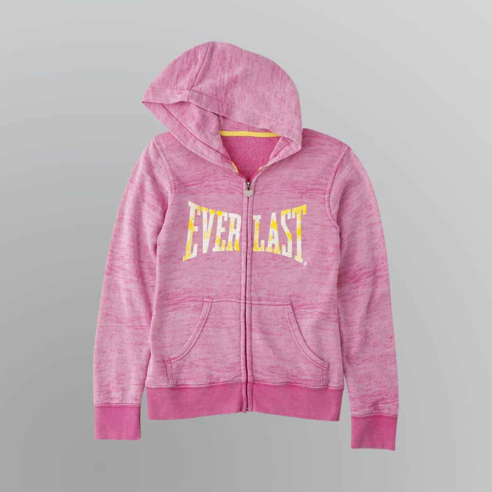 Everlast&reg; Sport Girl's Athletic Zip-Front Hoodie at Kmart.com