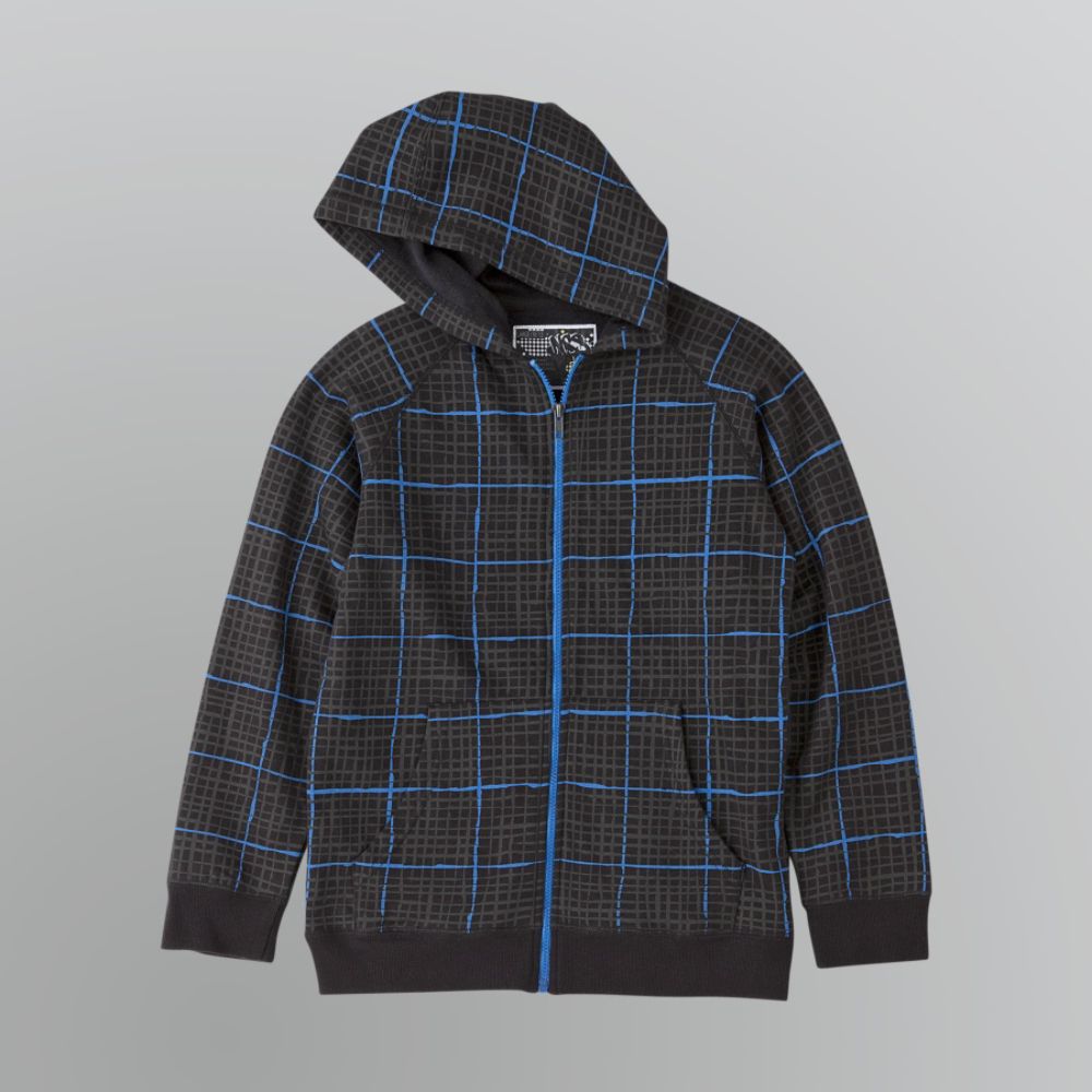 NSS Boy's Plaid Fleece Hoodie at Kmart.com