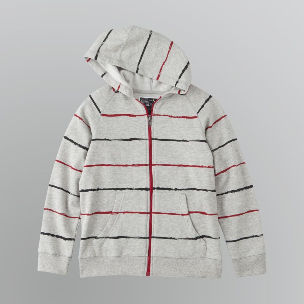 NSS Boy's Striped Fleece Hoodie at Kmart.com