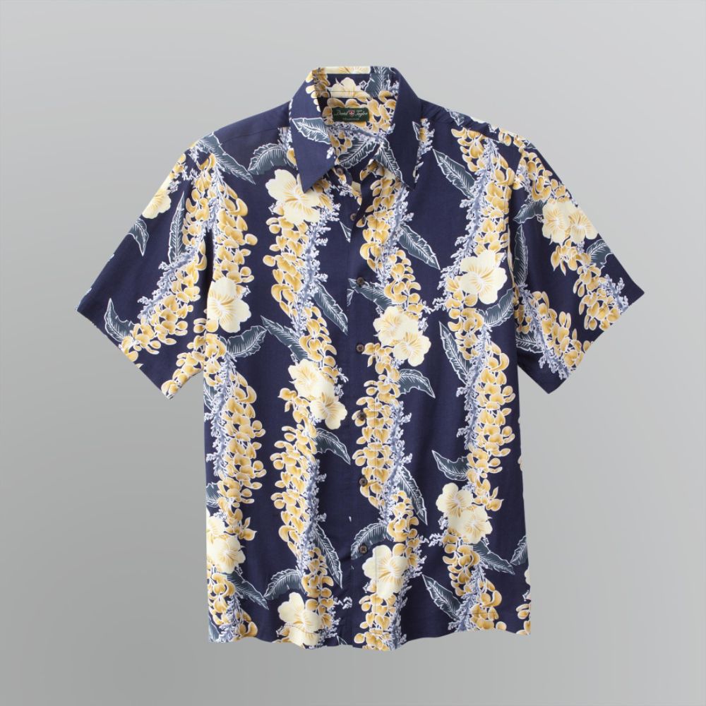 David Taylor Men's Big & Tall Tropical Shirt
