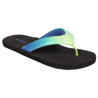 Joe Boxer Women's Zala Ombre Sequin Thong - Blue at Kmart.com