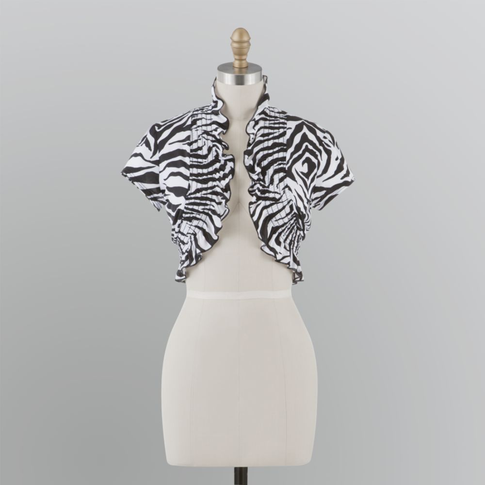 Bongo Junior's Zebra Print Shrug