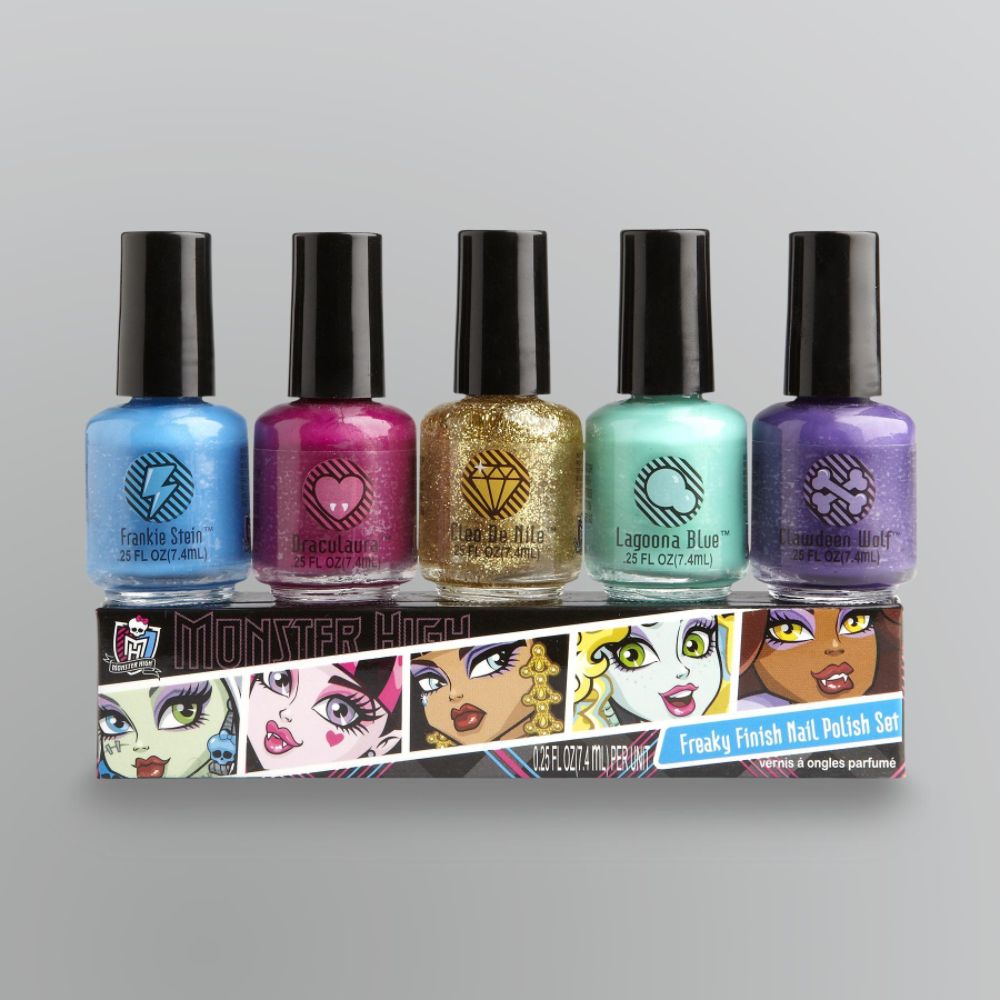 Mattel Girl's Freaky Finish Nail Polish Set 5-Pc. at Kmart.com