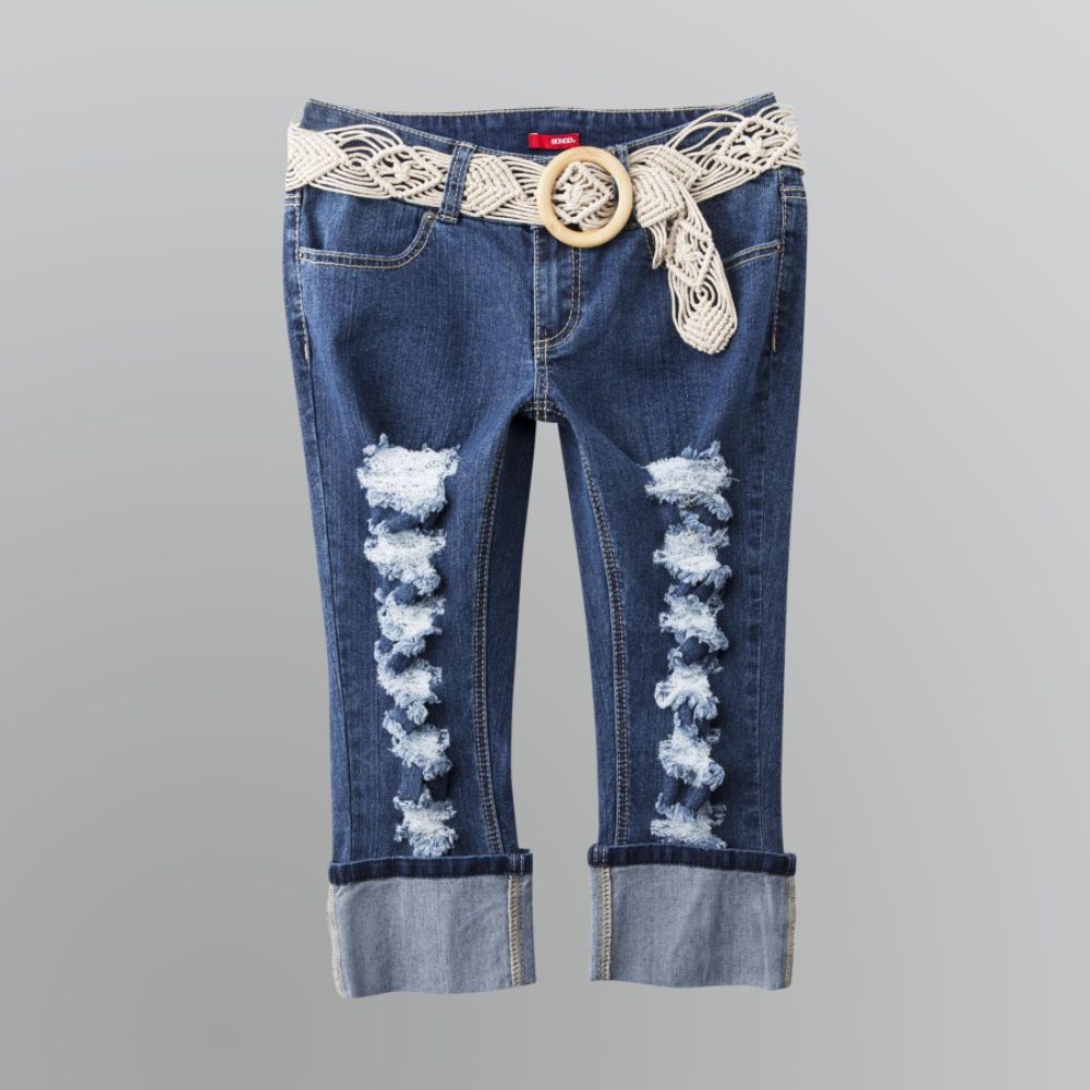 Bongo Junior's Belted Destructed Capris at Kmart.com