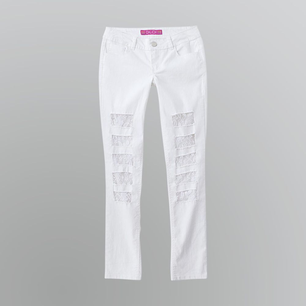Glo Junior's Lace-Leg Jeans at Kmart.com