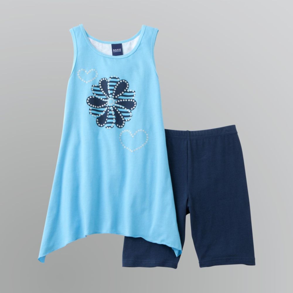 Basic Editions Girl's Dress and Bike Shorts Set at Kmart.com