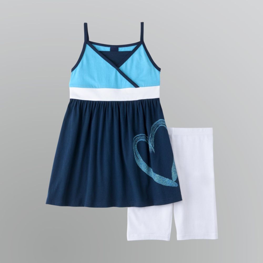 Basic Editions Girl's Dress and Bike Shorts Set at Kmart.com