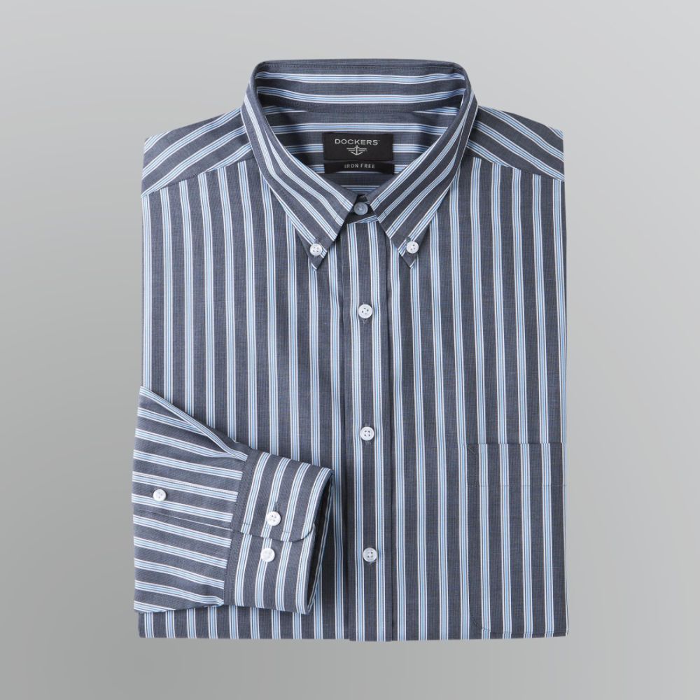 Dockers Men's Striped Dress Shirt