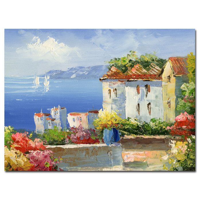 Trademark Art 26x32 inches Rio "Mideterreanean Villa"