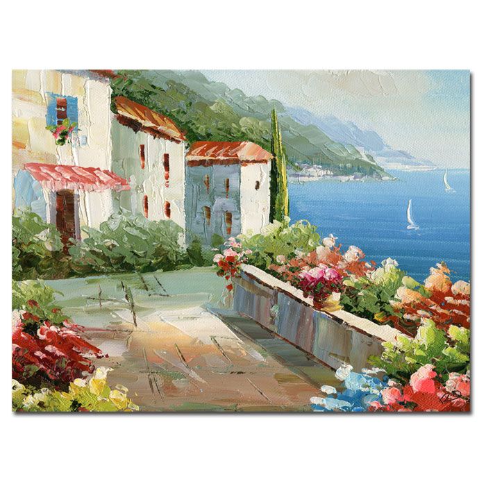 Trademark Art 26x32 inches Rio "Mideterreanean View"