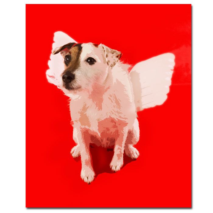 Trademark Art 18x24 inches "Jack Angel" by Gifty Idea Greeting Cards